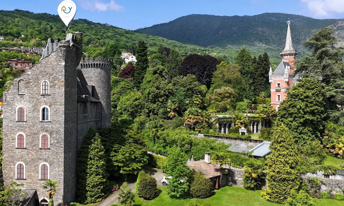 Carciano Apartment | Albert's Castle Apt by Lake Maggiore, Baveno, Italy