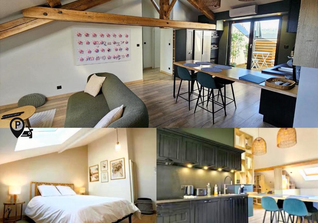 Laxou Apartment | Appartement 70m2 - 2 chambres - terrasse - parking gratuit
