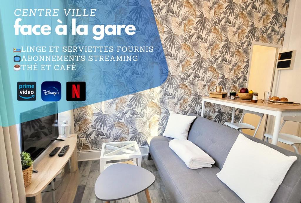 Epinal Apartment | Appartement Cosy - En face de la gare, au centre ville