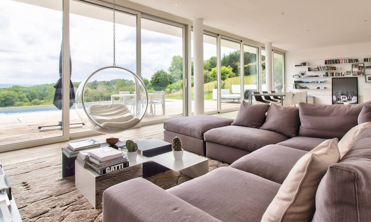 Salies-de-Bearn Villa | Architect-designed villa - swimming pool in Béarn