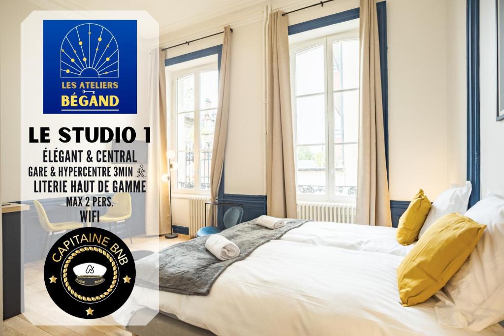 Troyes Apartment | Ateliers Begand Studio 1 - Proximité Gare et Hypercentre