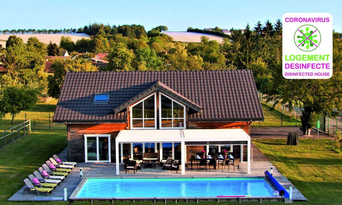 Chavanges Villa | Au detour du Der is a new wooden house in Chavanges centre 10 min from Lake Der