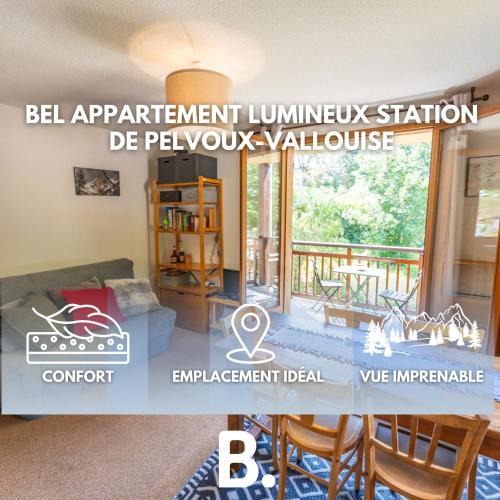 Pelvoux Apartment | Bel appartement lumineux et confortable - Parc national des Écrins