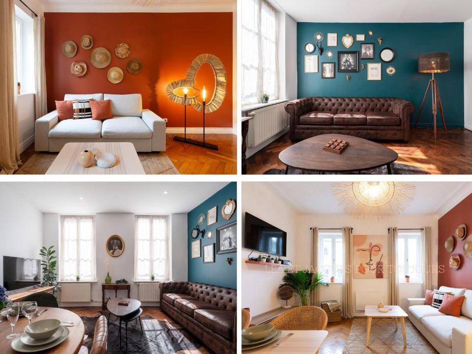 Metz-Centre – Ancienne Ville Apartment | Bohemian Bakoua & Chesterfield Cottage, hyper-centre