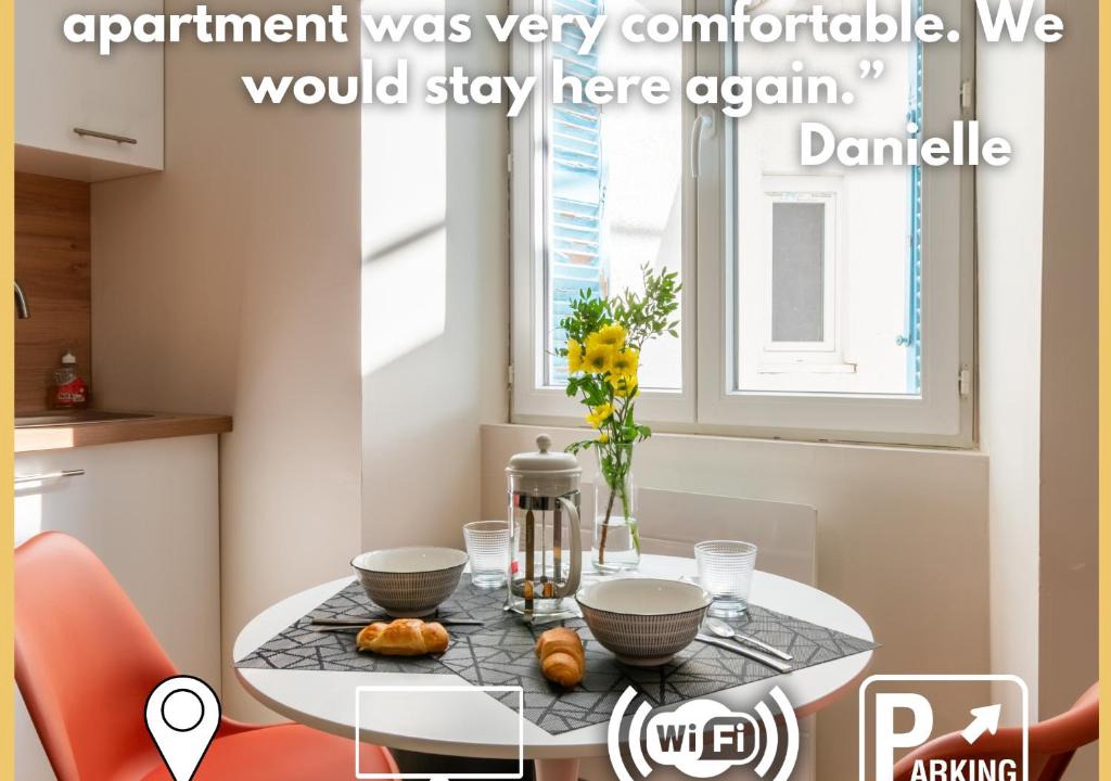 Lourdes Apartment | Côté Cour - 9 min des Sanctuaires - Moderne & Équipé - Jusqu'à 4 couchages