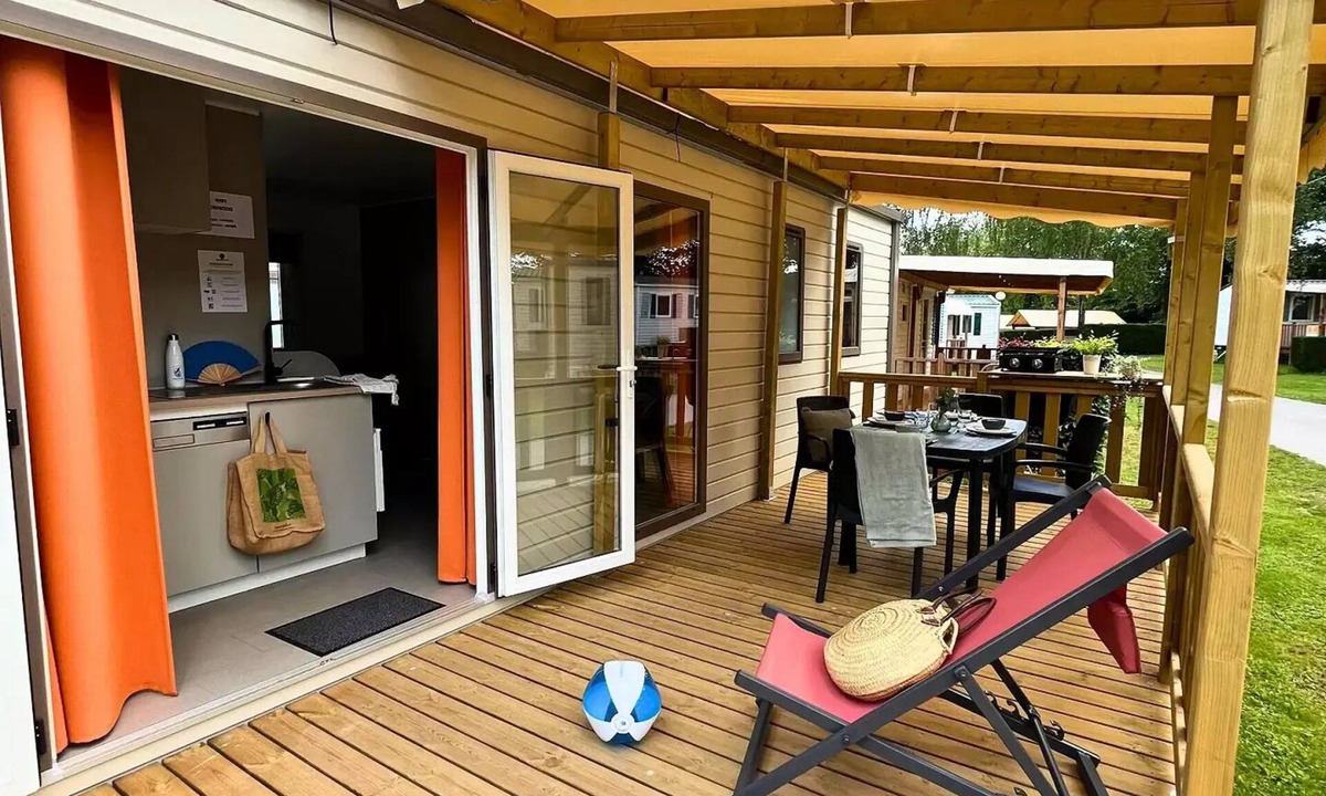 Touquin House | Camping Country Park Les Etangs Fleuris* - Mobile home Select TV LV Clim Plancha 3 Rooms 4 people
