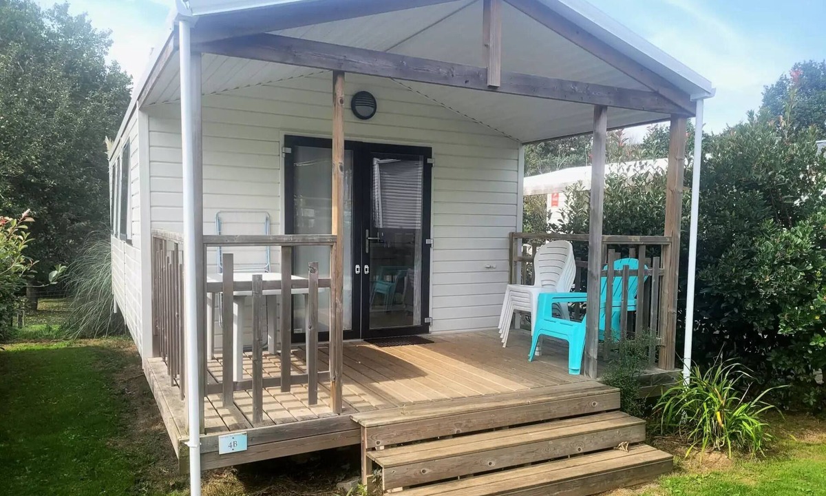 Guillac House | Camping des Cerisiers * - Mobilhome Panama Duo - integrated terrace 6 people