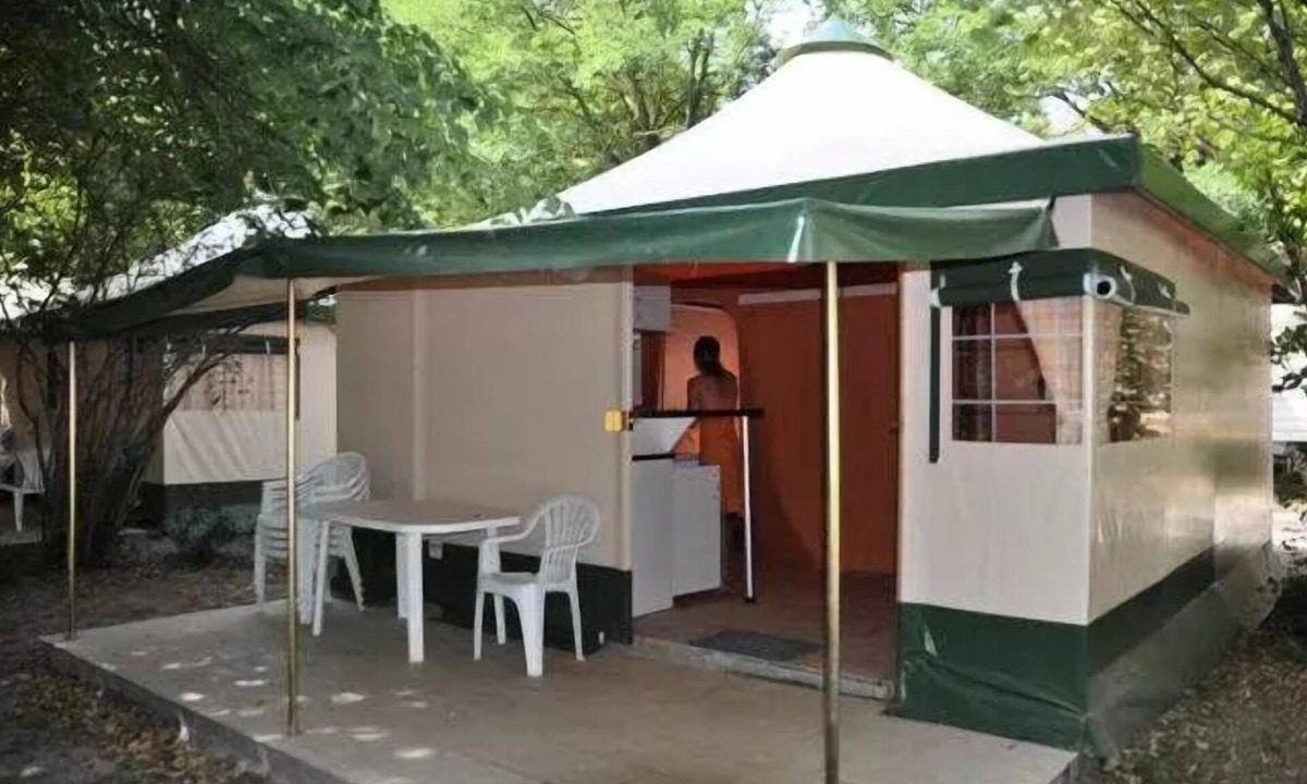 Axat House | Camping Le Moulin du Pont d'Aliès* - Pagan Tent 3 Rooms 5 People