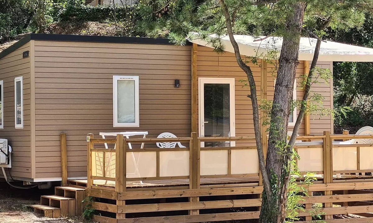 Moustiers-Sainte-Marie House | Campsite Tikayan Saint Clair* - Mobile home Colorado Confort 3 rooms 4/6 people Air-conditioned