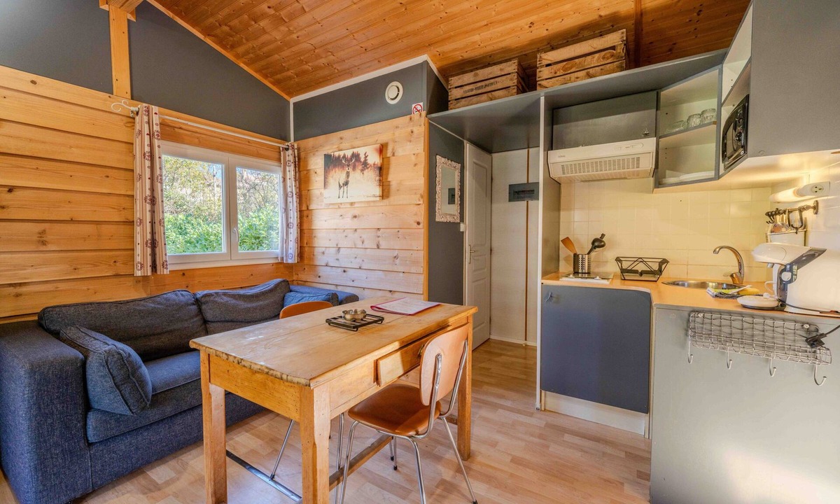 Roquefeuil Ski Chalet | Chalet 'Montana 4 4pers' with Mountain View, Shared Pool and Wi-Fi