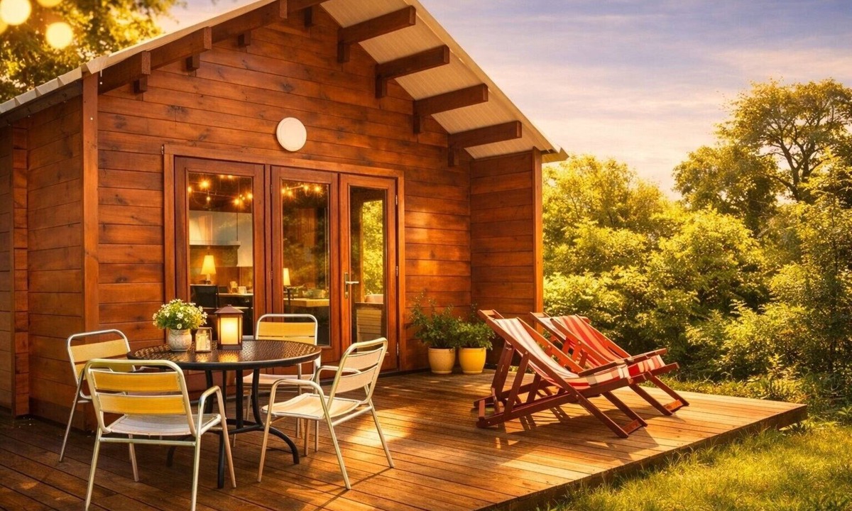 Plouegat-Moysan Ski Chalet | Chalet "Pondok Indah" with Jacuzzi, Private Terrace and Private Garden