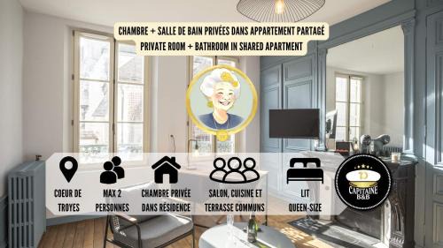 Old Town Apartment | Chez Suzanne 1 - Chambre Privée dans Maison de Ville - Confort - Hypercentre