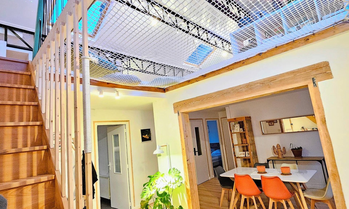 Pompey House | Cozy house 10min from Nancy with hanging net for up to 6 people.
