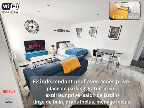 Uxegney Apartment | F2 neuf tout confort proche Epinal/lac de Bouzey