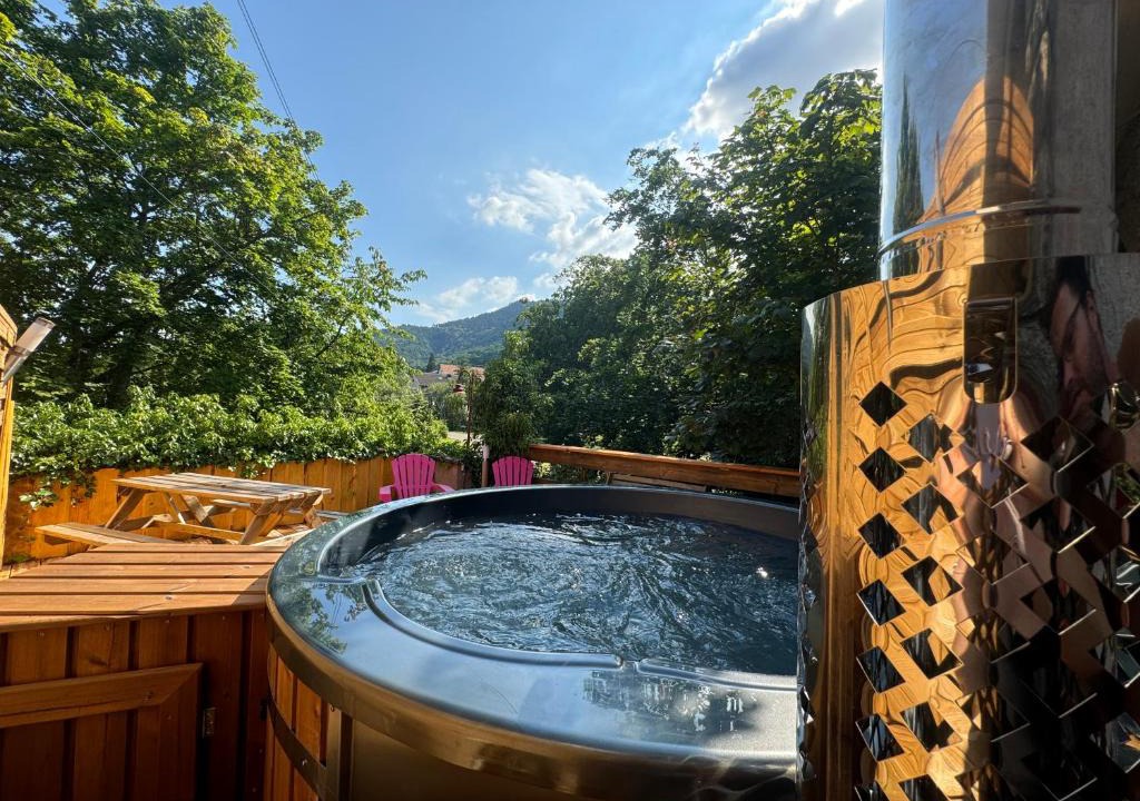 Bergheim Apartment | Gîte au Manoir des Sens avec bain nordique jacuzzi