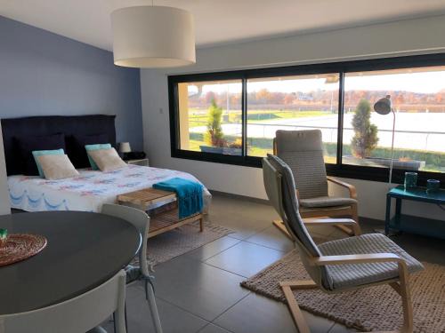 Bouloc Apartment | Gite-Grand studio contemporain proche Toulouse dans domaine Equestre