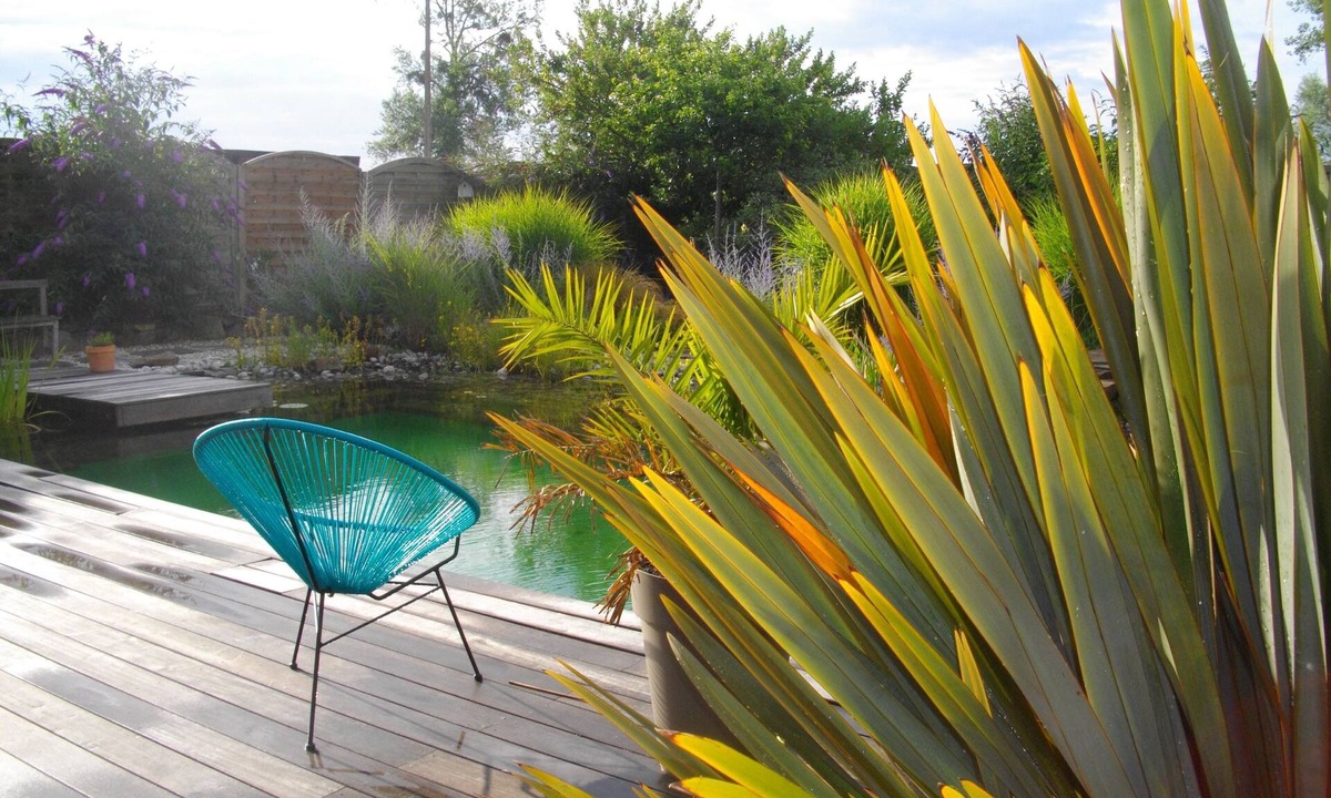 La Fresnais House | Gite *Le Brossay "Rest and relaxation" by a natural swimming pool