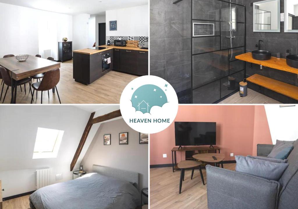 Lannion Apartment | Grand appartement LOFT Lannion centre T4