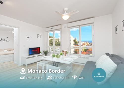 Beausoleil Apartment | Haut de Monaco - Vue panoramique mer et ville - FE