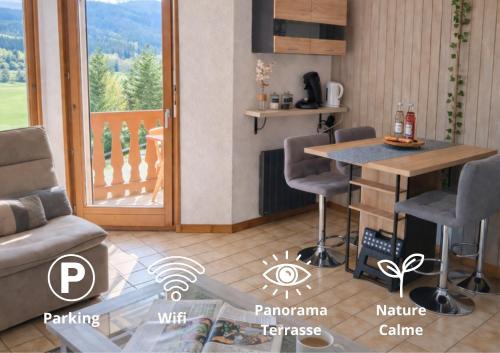Les Hopitaux-Neufs Apartment | Haut Doubs Belvédère