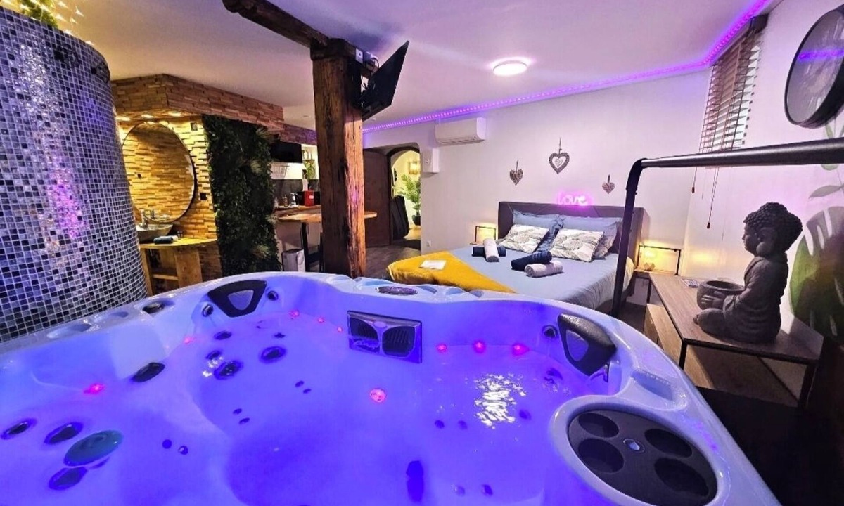Bergheim Apartment | Jacuzzi relaxation near Colmar