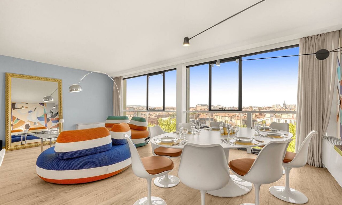 Les Chalets - Saint-Aubin - Saint-Etienne Apartment | L’échappée Capitulaire - L'une des plus belle vue de Toulouse