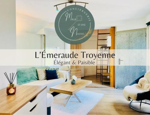 Troyes Apartment | L'Émeraude Troyenne - Wifi & Lave linge - Paisible