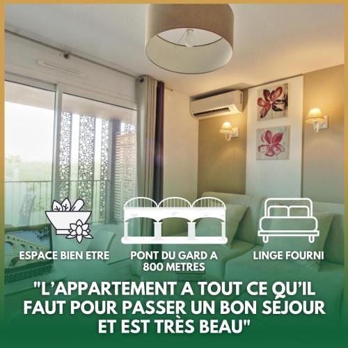 Remoulins Apartment | L'Aqueduc - Pont du Gard à 800 m