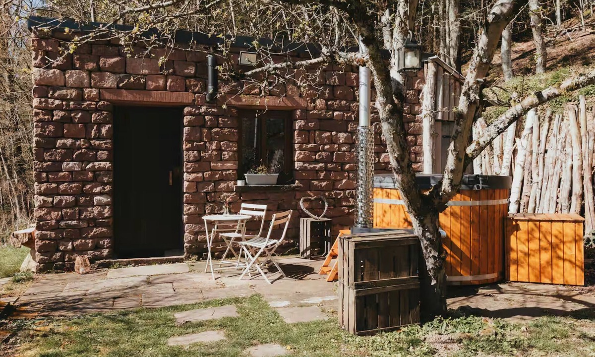 Oberhaslach Apartment | La Cabane de Grès - Nordic Bath & Cocoon for 2 People