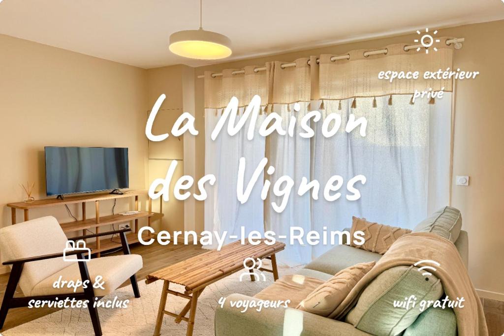 Cernay-les-Reims Apartment | La Maison des Vignes de Cernay