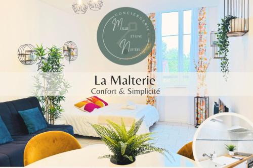La Chapelle-Saint-Luc Apartment | La Malterie - Machine à laver & WiFi