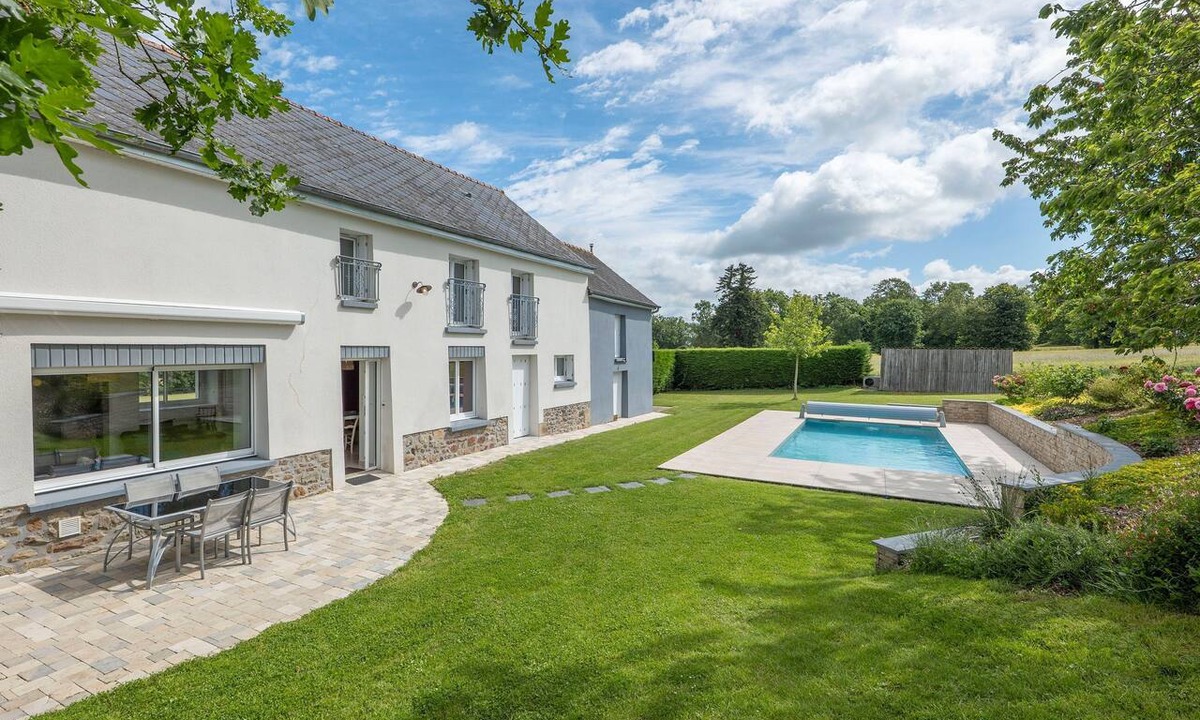 Guitte House | La Ville Barbier - Belle maison avec piscine
