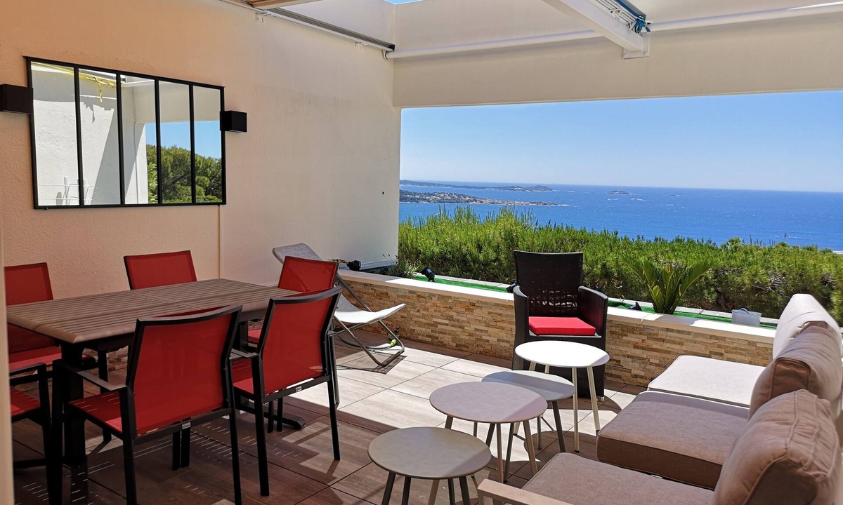 Bandol Apartment | LE 319 Apartment, Terrace panoramic sea view