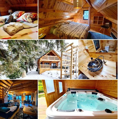 Abreschviller Ski Chalet | Le Chalet Aura et Jacuzzi