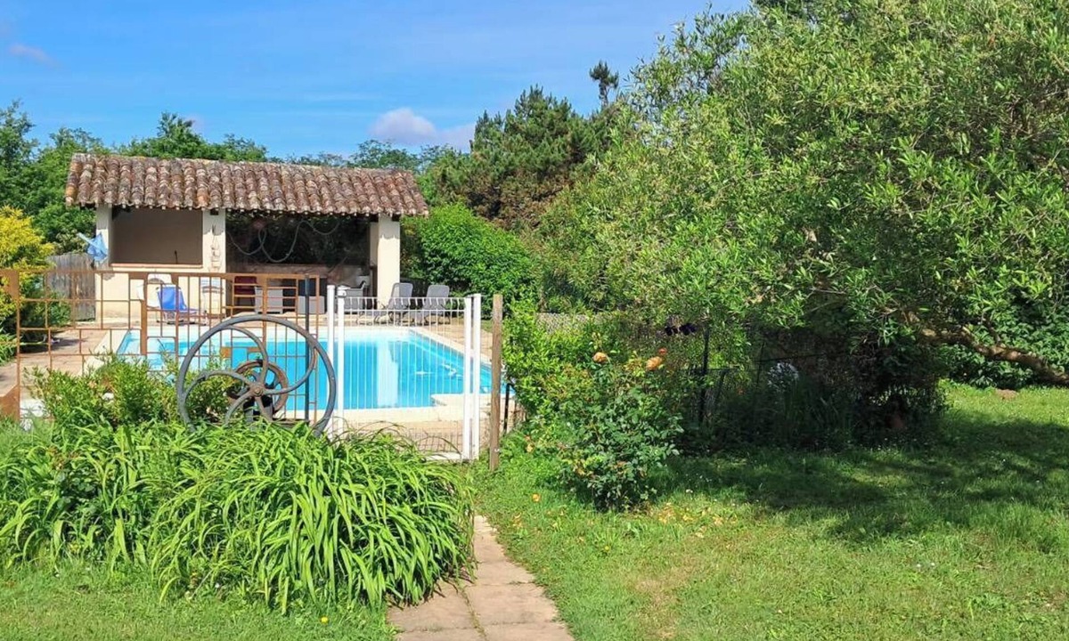 L'Honor-de-Cos House | Le Gite de Terras - Swimming pool- Pool house - Park - Air conditioning