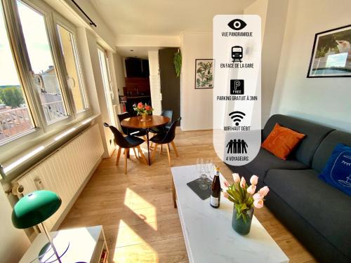 Sarrebourg Apartment | Le Perchoir-WIFI-Face à la Gare-Terrasses-Proche tous commerces