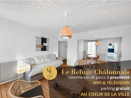 Chalons-en-Champagne Apartment | Le Refuge Châlonnais - City Centre, Wifi, Parking