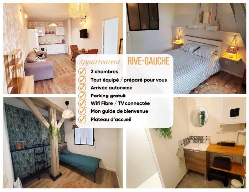 Chalons-en-Champagne Apartment | "Le Rive-Gauche" tout équipé, 2 chambres proche gare & centre - WiFi-NETFLIX gratuits