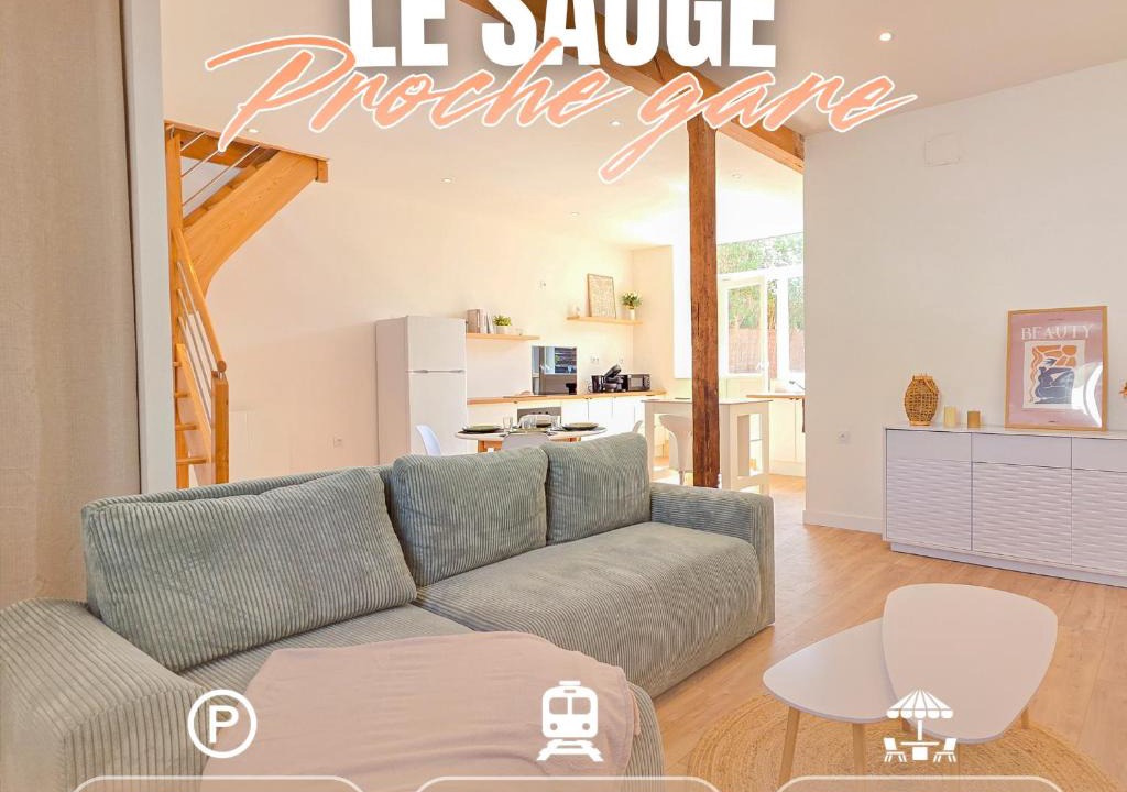 Saint-Brieuc Apartment | Le Sauge, 5 min Gare, Terrasse, Stationnement
