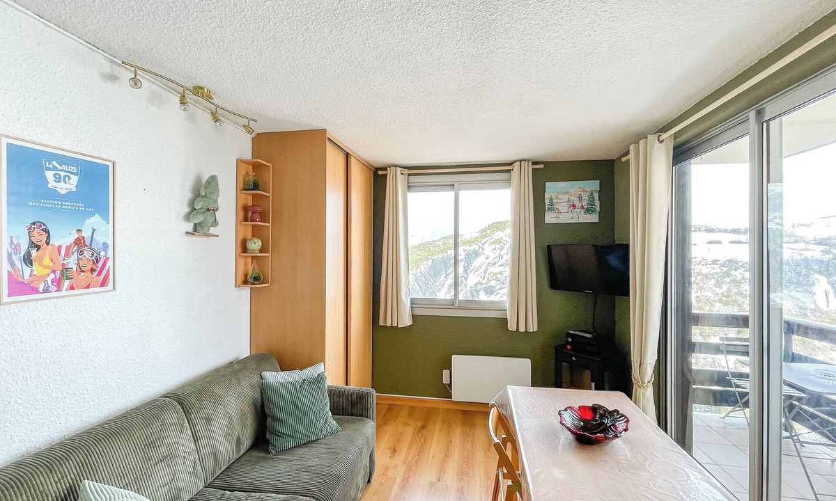Le Sauze Apartment | Le Sauze Cœur Resort - Studio for 6 people - Private covered parking
