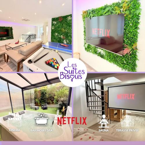 Haussonville-Blandan-Mon Desert-Saurupt Apartment | Loft Luxe Nancy - Jacuzzi - Sauna - Cinéma