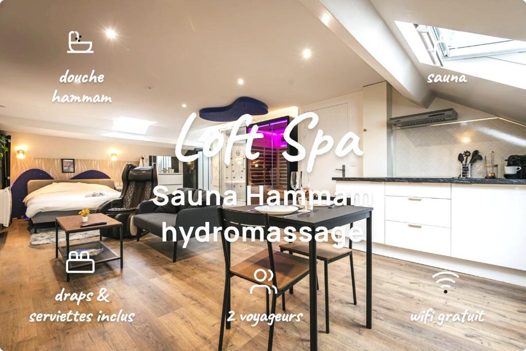 Coutures Apartment | Loft Spa Sauna Hammam Hydromassage