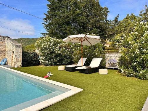 Luzech House | Magnifique Maison Piscine et Base Nautique à 100m