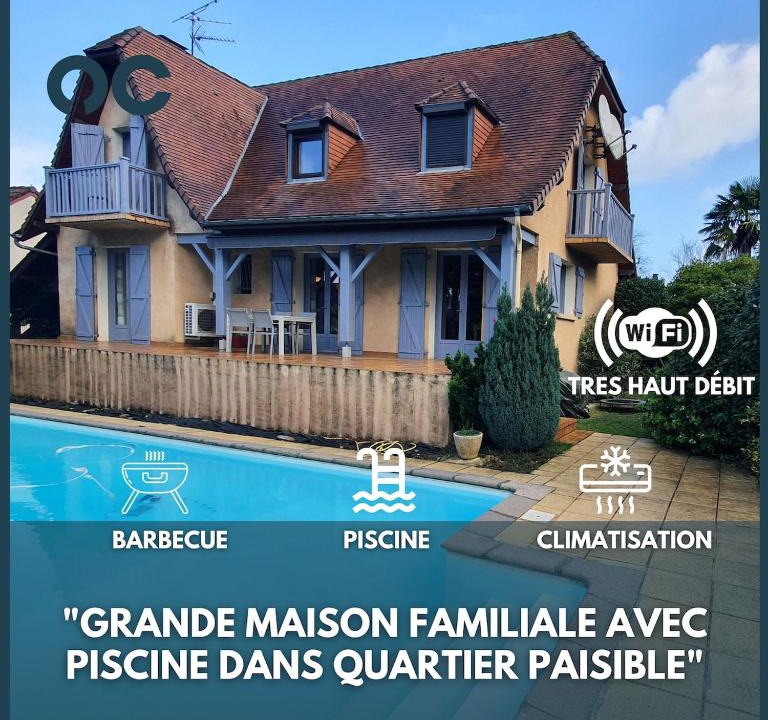 Nay House | Maison familiale avec piscine