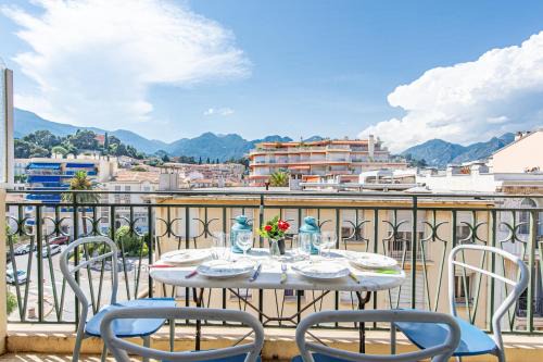 Menton Apartment | Menton, Studio pour 3 personnes, proche gare