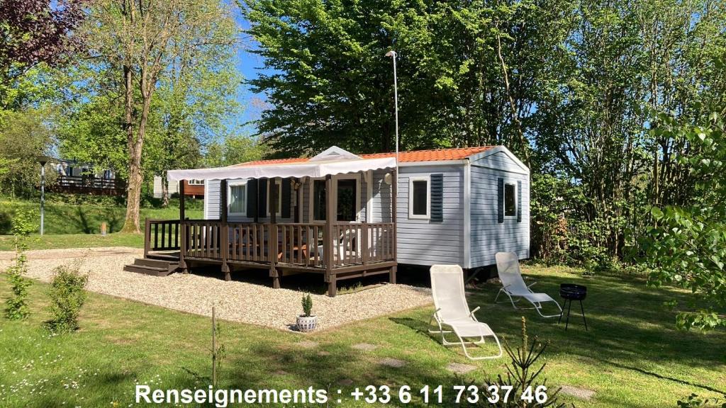Le Chesne Other | Mobil homes 6 et 8 places - Camping de Bairon 08 - Emplacement exceptionnel Bord de lac