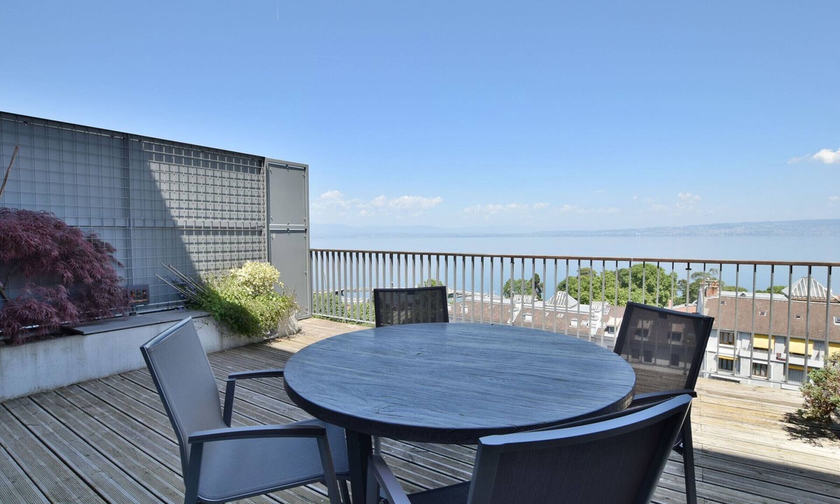 Evian-les-Bains Apartment | Modern duplex, panoramic view - 6 guests