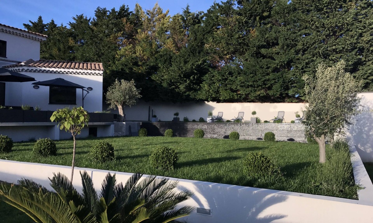 Saze Villa | MODERN VILLA IN PROVENCE: INFINITY POOL - AVIGNON/NIMES