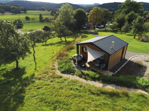 Mesnil Sous Les Cotes Cabin | Nordic Lodge Vosges - bain nordique - petit déjeuner
