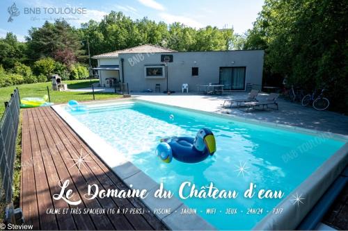 Saint-Sauveur Villa | ORBIS - "Domaine du Château d'eau" - Villa 12 personnes et dépendance 5 personnes - Piscine - Jeux - Clim - WiFi - Parking